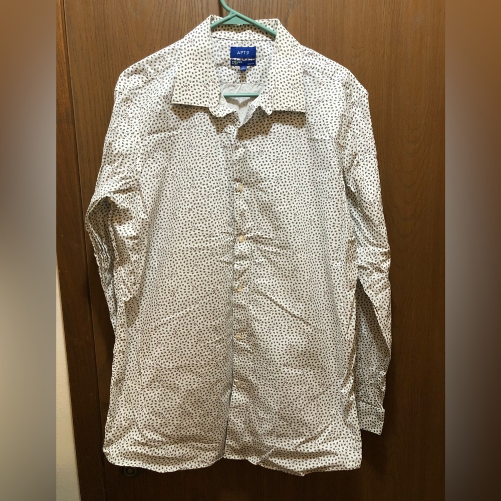 Apt 9 flamingo patterned dress shirt